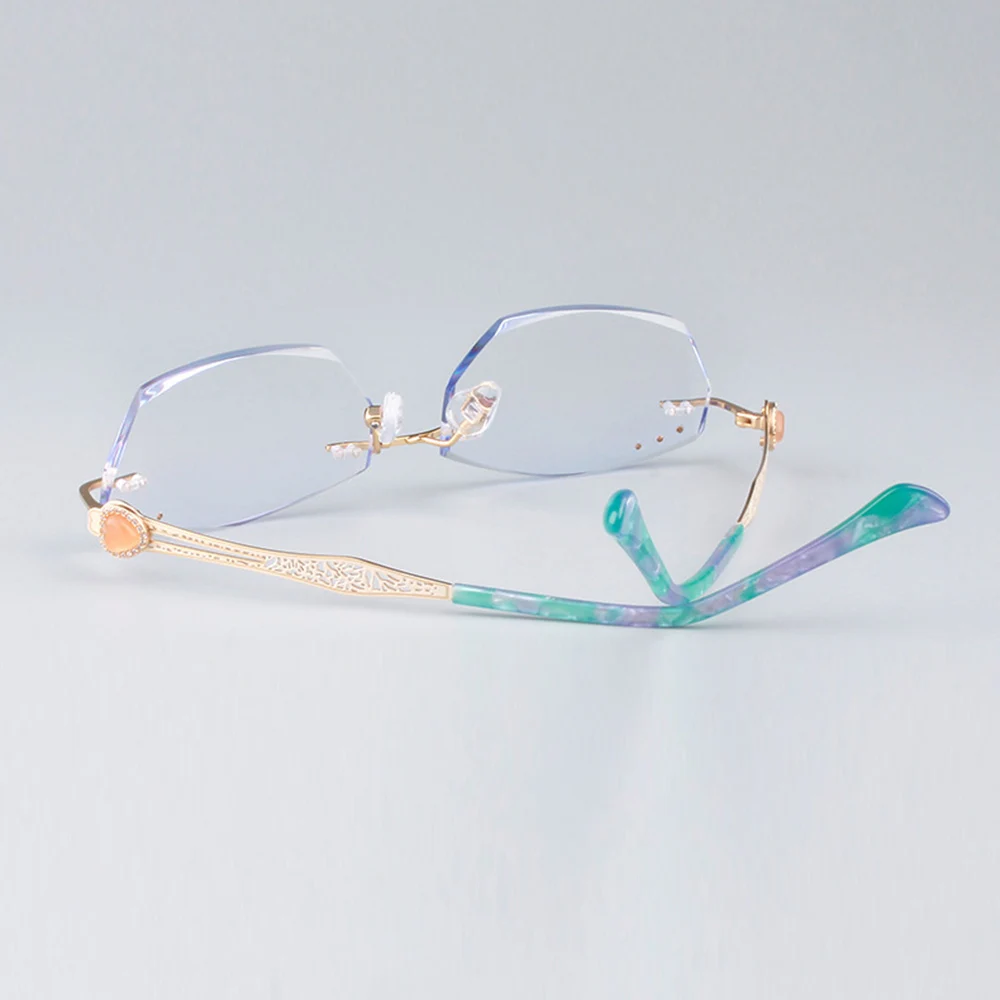 Роскошная Личная индивидуальная ручная оправа из чистого титана