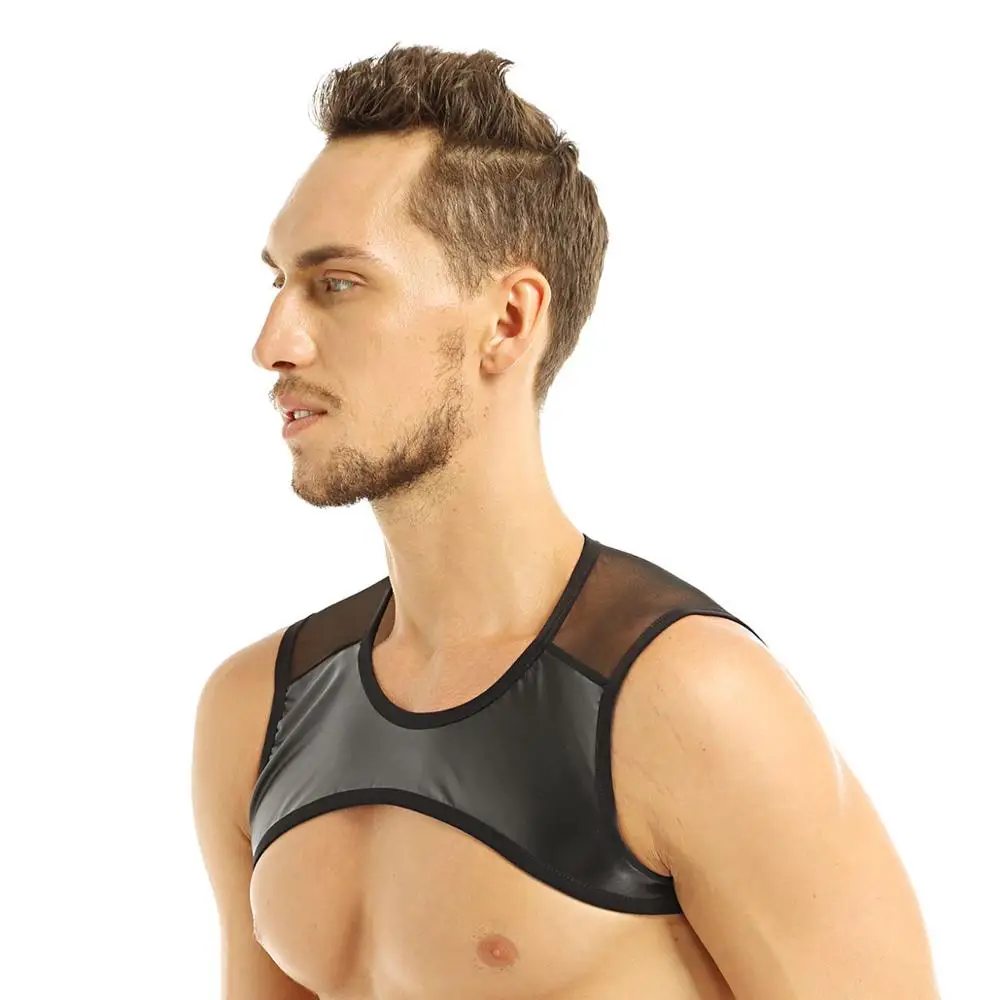 Мужские модные майки в стиле пэчворк прозрачная сетчатая майка без рукавов