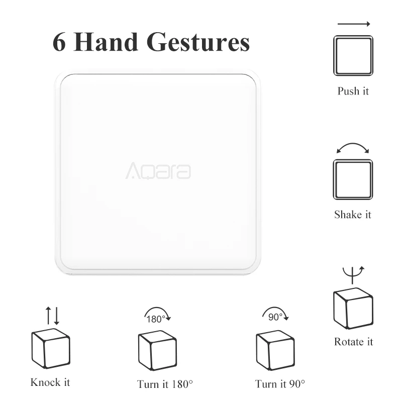 Контроллер Aqara Magic Cube Zigbee управление версией шесть действий для умного дома
