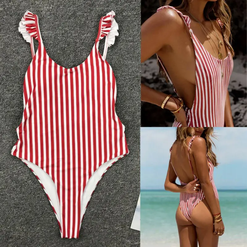 2019 красивый женский сексуальный купальник бикини цельный пуш-ап Мягкий с