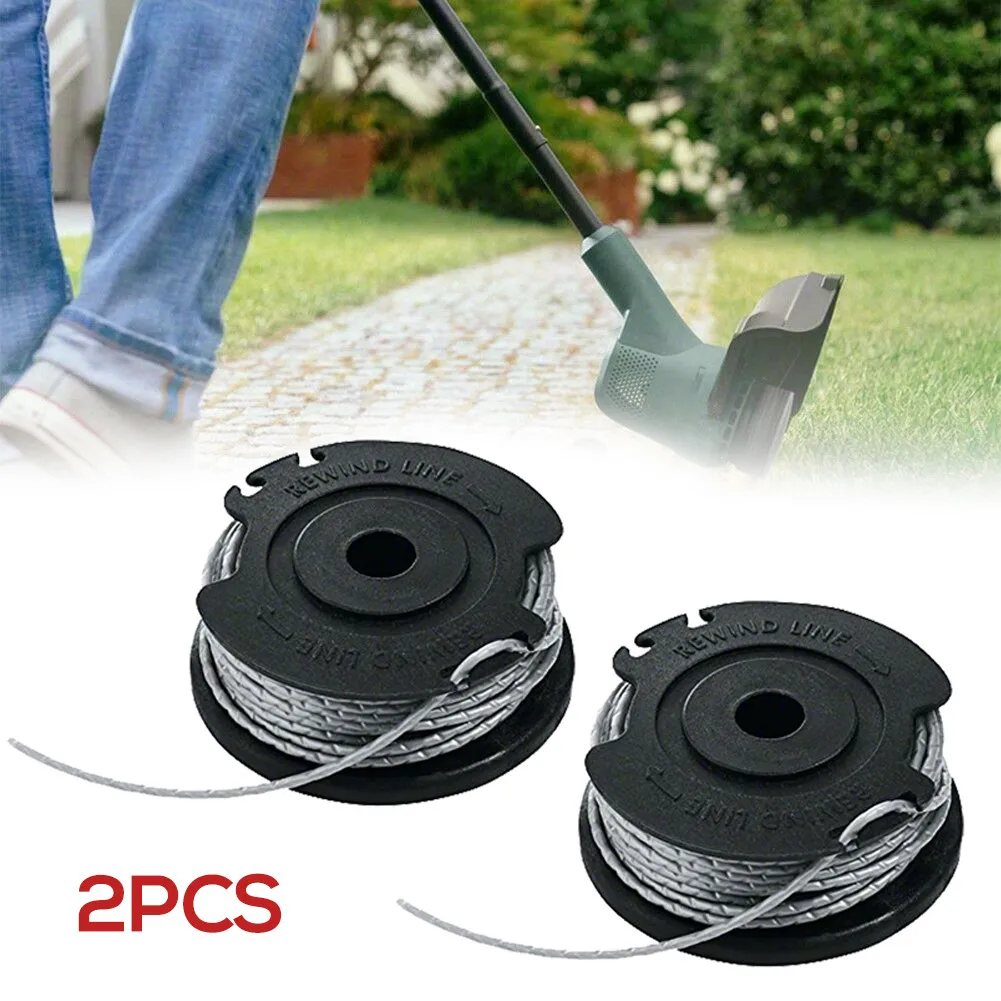 

Шпуля для триммера Bosch ART 23SL ART 26SL Qualcast CLGT2425A Ryobi RLT36 RLT36B RLT36C33, аксессуары для стриммеров, 2 шт., 1,65 мм