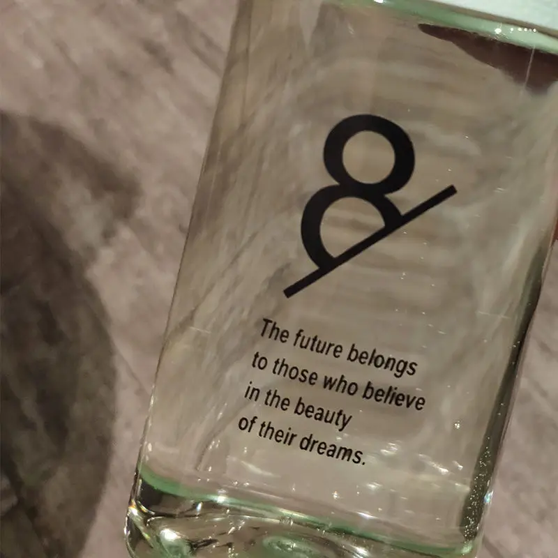 

Korean square portable simple water cup, drop resistant casual cup, plastic personalized cup, transparent, leak proof, creative,