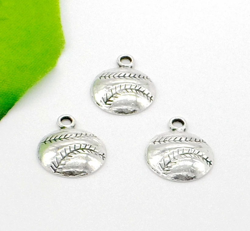 Бесплатная доставка 20 шт. античные серебряные подвески для занятий спортом