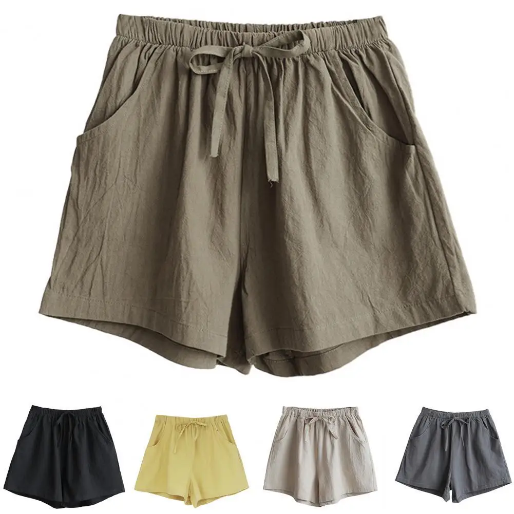 

50% Лидер продаж женские шорты свободная удобная повседневная обувь из дышащего материала с высокой талией размера плюс, женские шорты