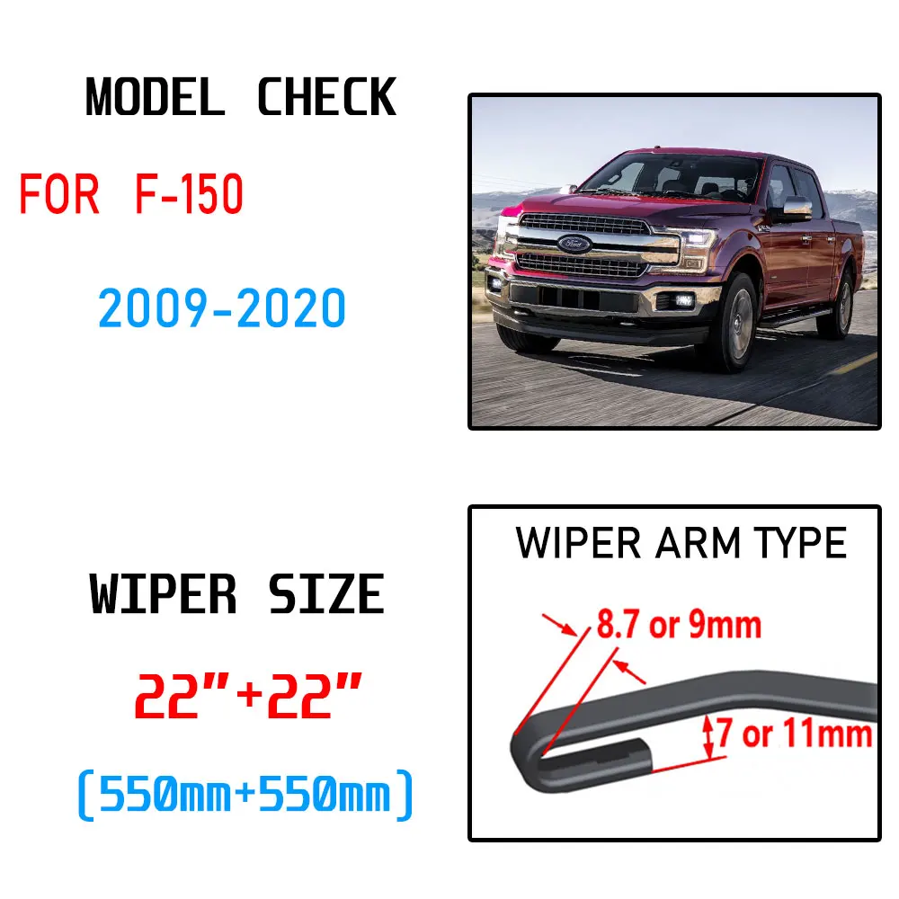Для Ford F150 2009 ~ 2020 F-150 2010 2011 2013 2018 Raptor Аксессуары лобовое стекло автомобиля