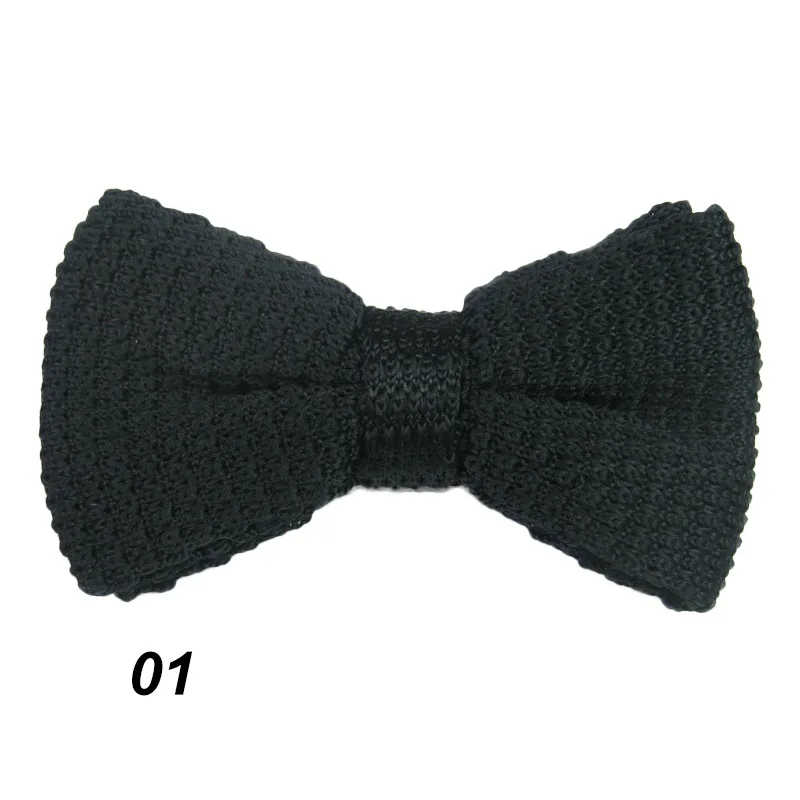 

Men Bow Tie Slim Knitted Bows Ties Knitted Ties Slim And Solid Color Fashion Accessories