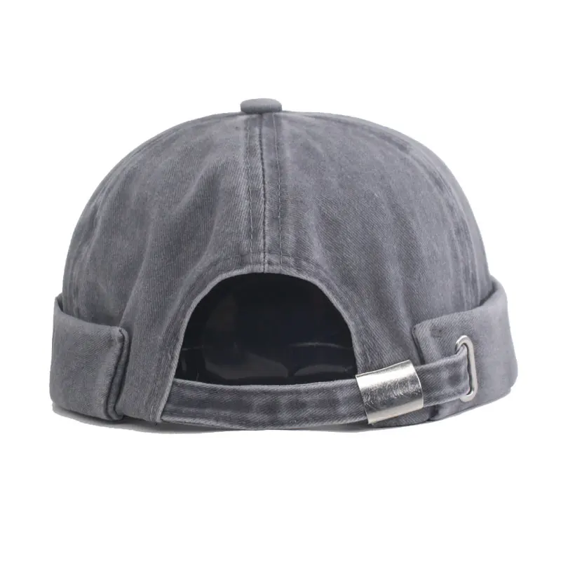 Шапка без козырька Мужская/Женская однотонная хлопковая уличная шапка с принтом