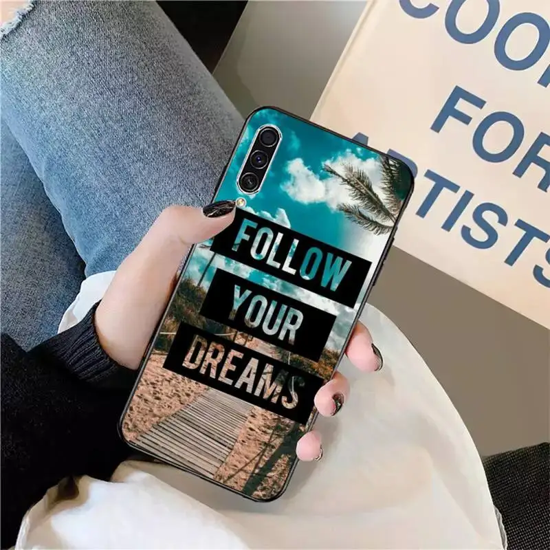 

Travel mountain sea beach quotes Phone Case For Samsung galaxy S 9 10 20 A 10 21 30 31 40 50 51 71 s note 20 j 4 2018 plus