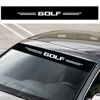 golf fashion racing stripes before and after the car sticker file wind glass keep out sunshine vinyl decals car accessories