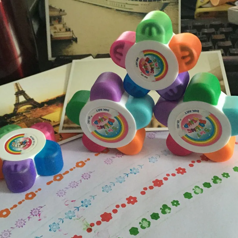 1 шт в лоте цветок прокрутки штампа самостоятельно покрывать краской игрушки для