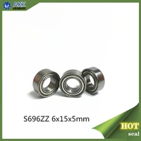 s696zz bearing 6155 mm 10pcs abec 1 440c roller stainless steel s696z s696 z zz ball bearings