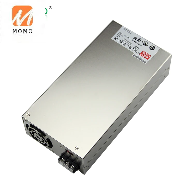 

Single output meanwell 600W 24V 25A led power supply SE-600-24
