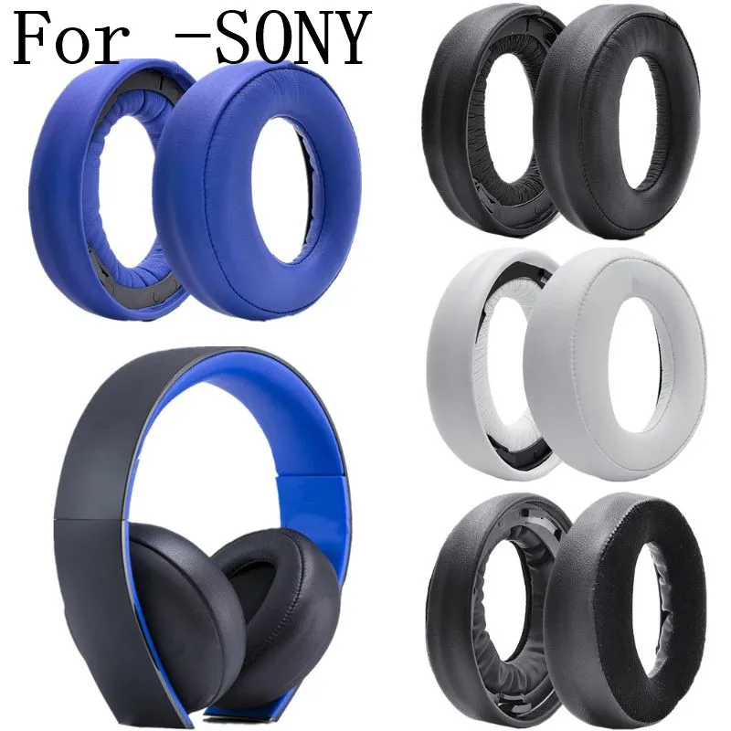

Черные амбушюры для SONY Gold Wireless PS3 PS4 7,1, гарнитура с Виртуальным окружающим звучанием L + R