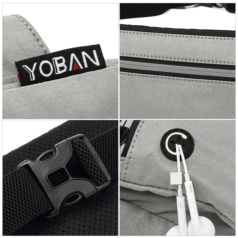 Running Sports Waist Gym Bag For Phone Jogging Male Waist Fanny Pack Pouch Cycling Trail Women's Men's Belt Bag Run Accessories