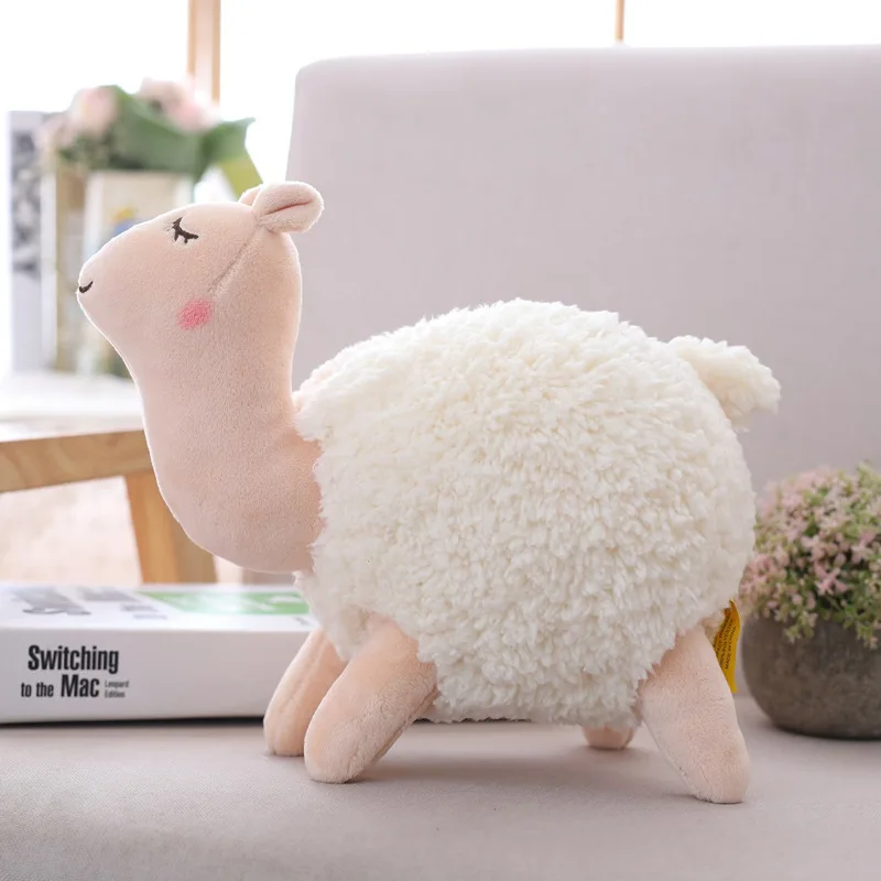 

New Cute Standing Posture Alpaca Plush Toys Sofa Pillow/Cushion Stuffed Toy Camel Doll Baby Sleeping Appease Pillow Kids Gifts