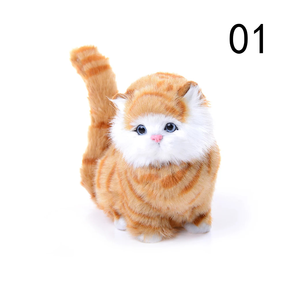 

Мягкая игрушка-кошка, 20 см х 9 см х 16 см, плюшевая в форме кошки