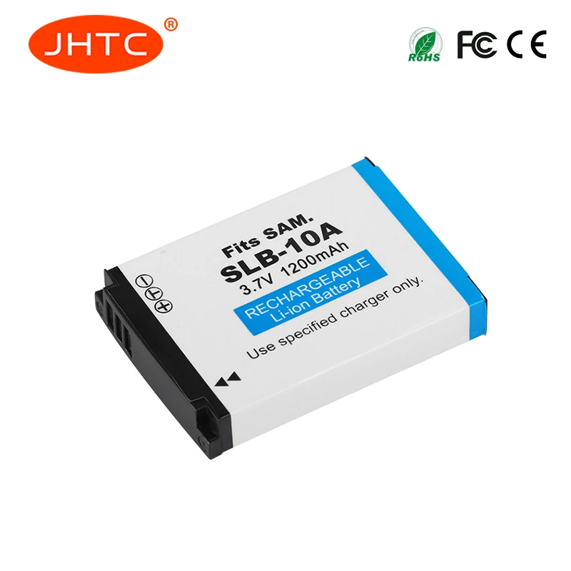 

JHTC SLB-10A SLB10A 10A Battery For Samsung PL50 PL60 PL65 P800 SL820 WB500 WB550 HZ10W IT100 L100 L110 L200 L210 1200mAh