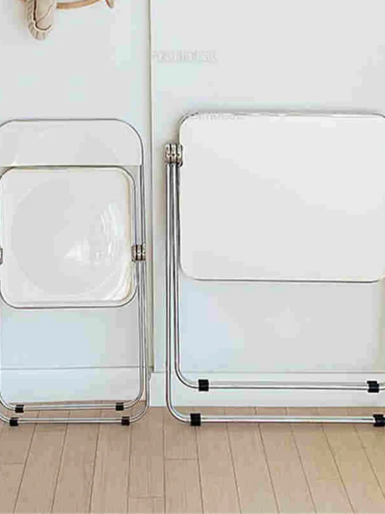 Скандинавский журнальный стол из нержавеющей стали прозрачный складной столик Ins из ротанга современный минималистичный офисный компьютерный столик для макияжа.