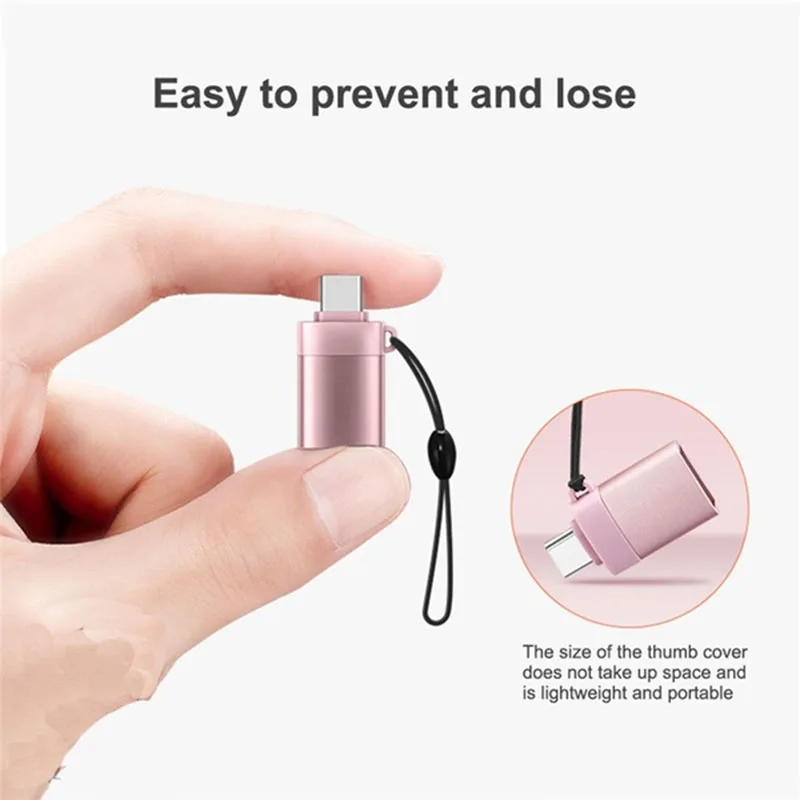 Новинка USB C 3 1 Type Male к 0 Female Data адаптер конвертера OTG адаптеры для мобильных