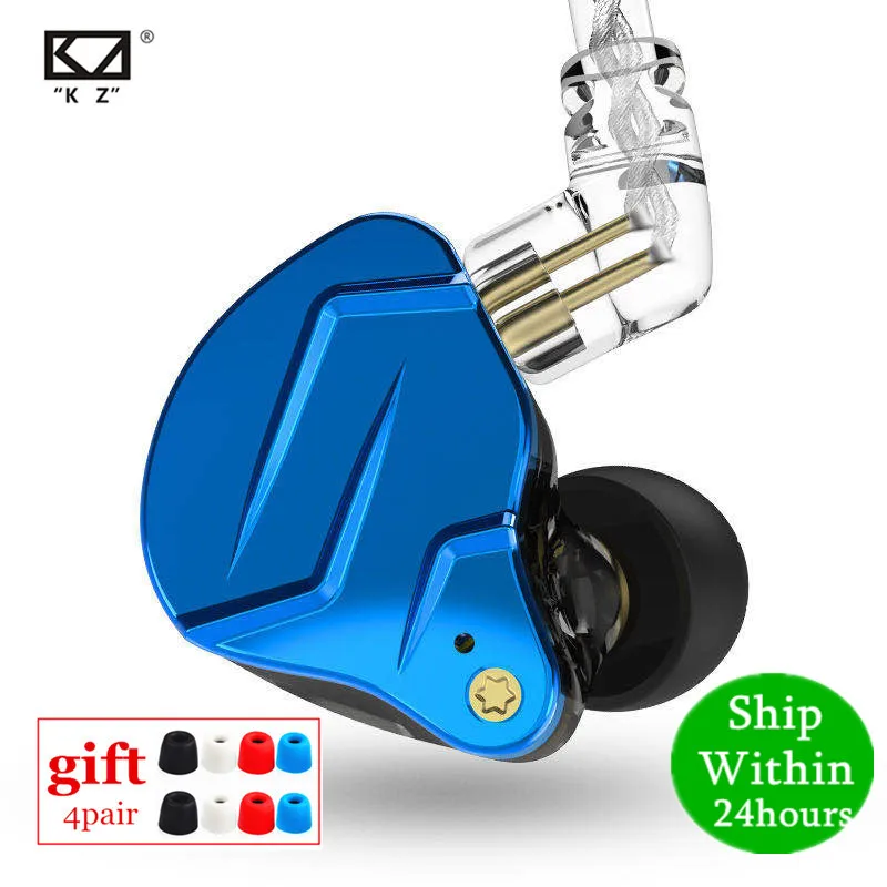 KZ ZSN Pro X 1DD 1BA Гибридный Драйвер HIFI наушники с басами металлическим монитором