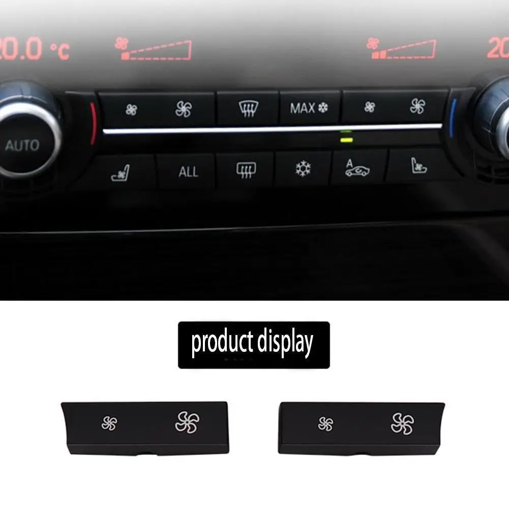 

Car Heater Climate Control wind Volume Air Conditioning Fan Replacement Button F02 F11 F06 F18 For BMW F07 F10 Cap Cover Sw R3F8