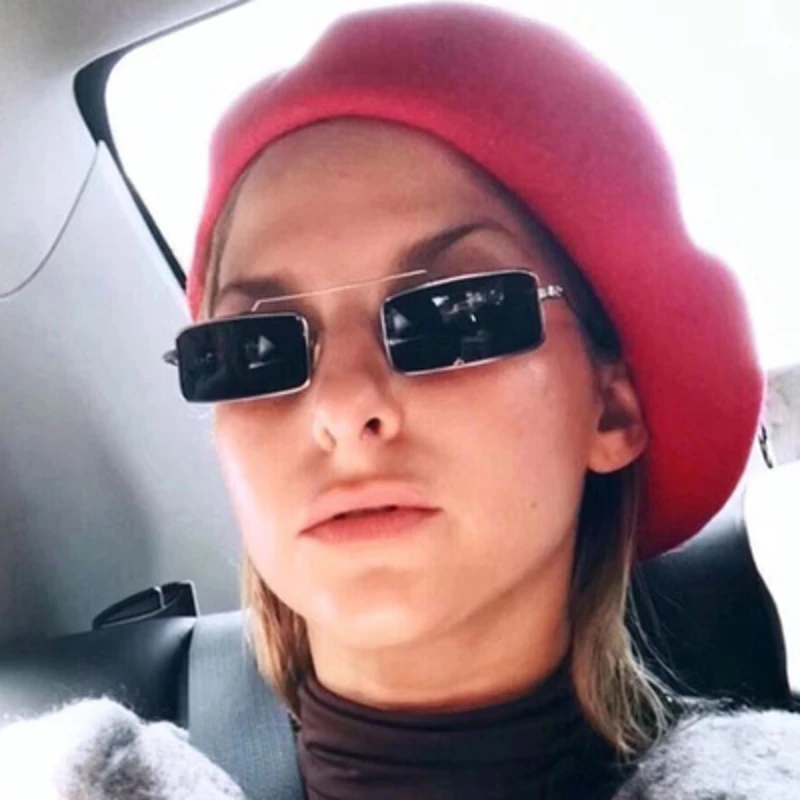 Nauq винтажные металлические солнцезащитные очки samll box для женщин 2020 Роскошные