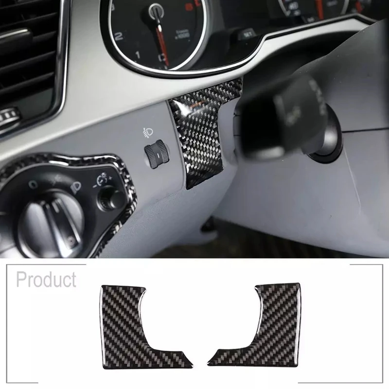 2 шт. автомобильные наклейки из углеродного волокна для интерьера A4L / A5 2009-2016 |