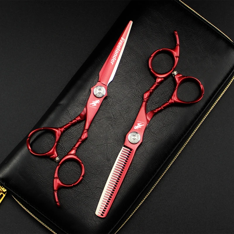Ножницы для волос 6 0 Серебристые японские 440C дешевые парикмахерские ножницы