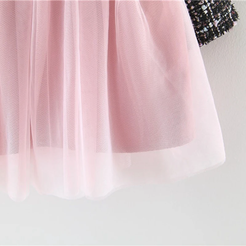 

Fashion Girls Dress Long Sleeve Baby Girls Cotton Mesh Princess Dress Autumn Winter Kids Clothes 0-4 Years Old