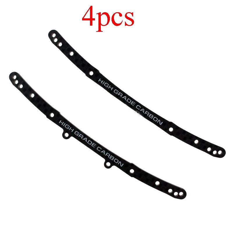 

4 шт. 3 мм углеродное волокно 94696 надпись мачете переднее заднее крыло усиленная пластина w фиксированный глаз 19470 обновление f RC Tamiya мини 4WD ав...