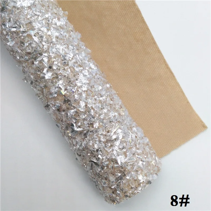8 Glitterwishcome 21X29 см A4 размер винил для бантов Tissel блестящая ткань, пастельный цвет блестящий кожаный лист для бантов, GM547A - Цвет: 8