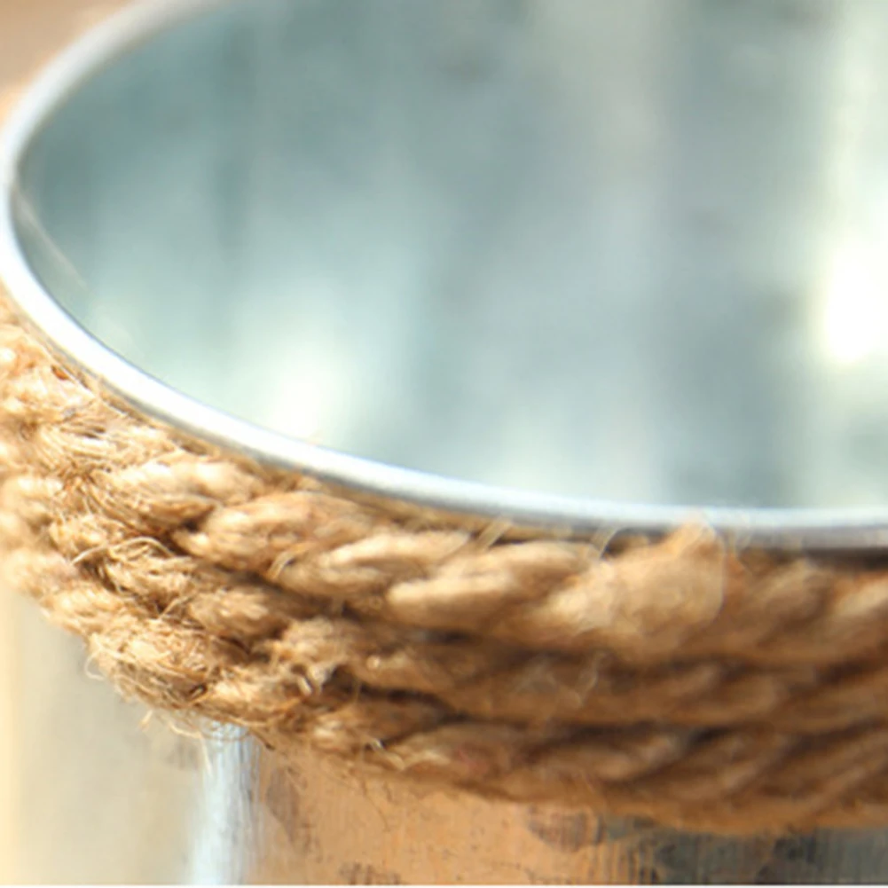 Железный цветочный горшок в стиле ретро садовая Цветочная ваза кастрюля для