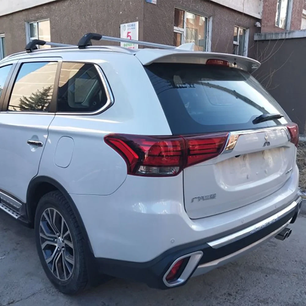 Черный Задний спойлер из АБС пластика для Mitsubishi Outlander 2013 по 2019 праймер без краски