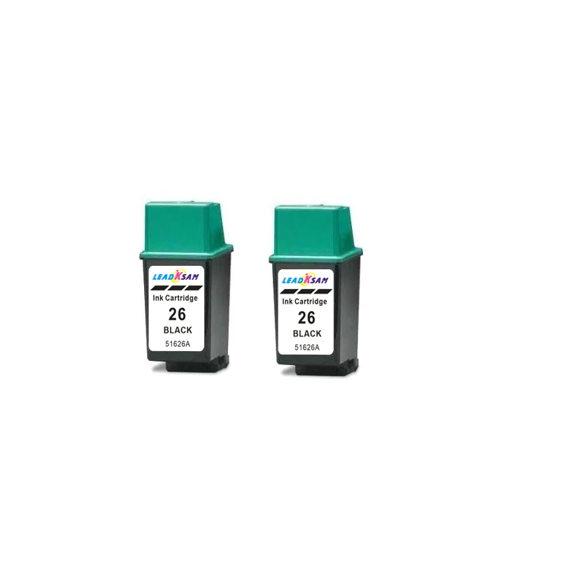 Чернильный картридж LeadKsam 1 шт черный совместим с 26 26XL hp26 Deskjet Plus 400 420c 500 500c 510 520 |