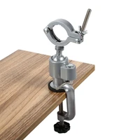 aluminium alloy bench clamp vise 360 degree multifunctional swivel bench vise clamps electric drill stand rotating tool