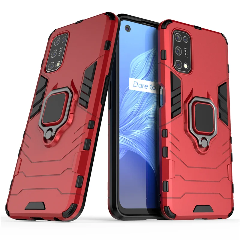 phone case for oppo realme 7 5g cover for realme 7 5g capas shockproof bumper armor magnetic holder case for realme 7 5g fundas free global shipping