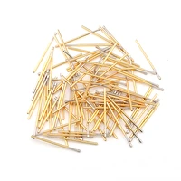 hot selling 100pcsbag of p100 series brass spring test probe with nickel plated needle diameter electronic spring test probe