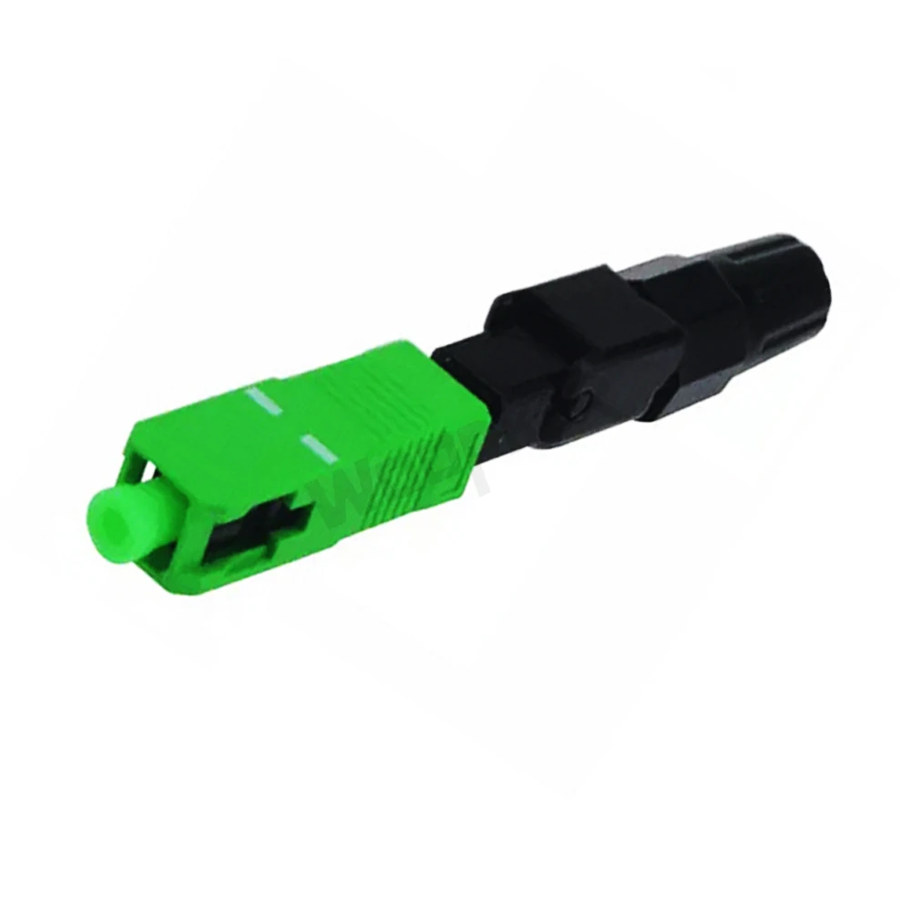 

100Pcs Embedded FTTH SC / APC Adapter Single mode fiber optic quick connector FTTH Fiber Optic Fast Connector