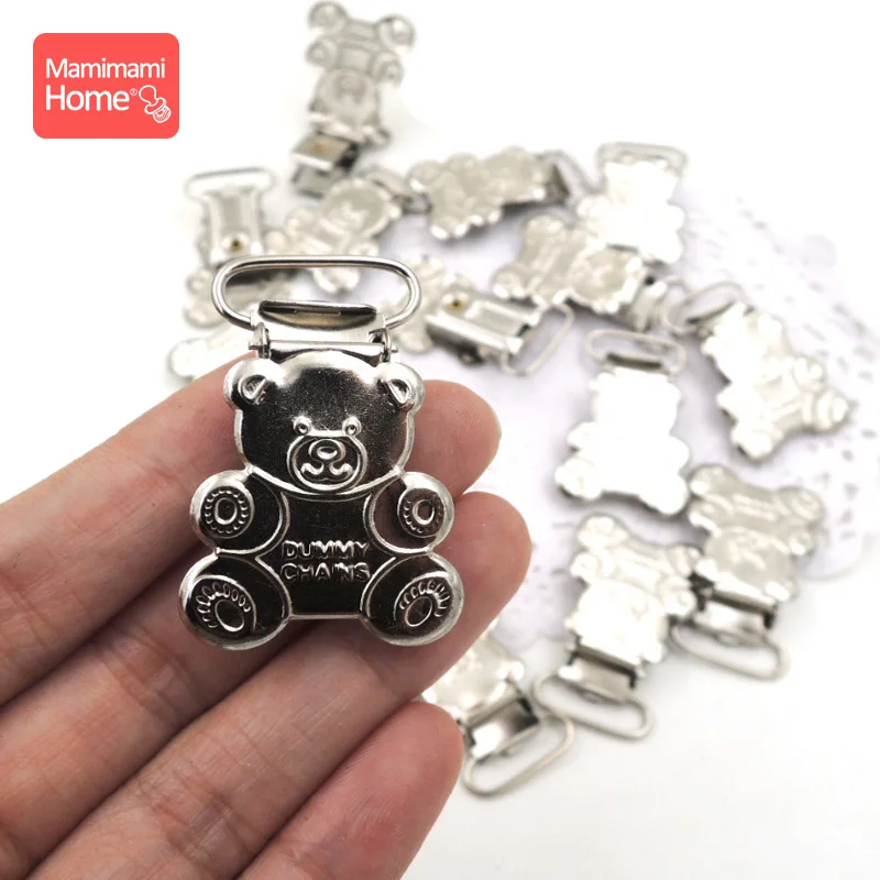 Для выведения токсинов 40 шт Teddy Bear зажимы для соски пустышки спираля охраны