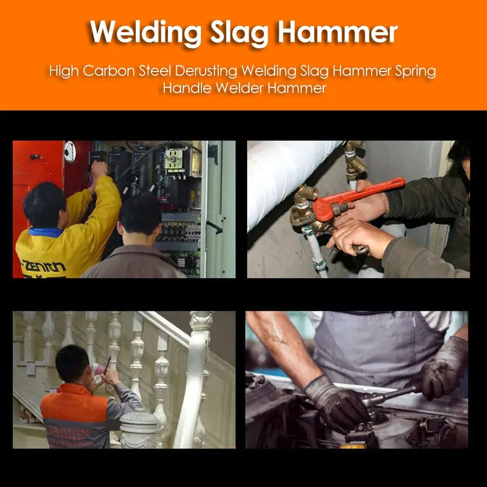 Прочный молоток для откалывания пружинная спиральная ручка удаления ржавчины