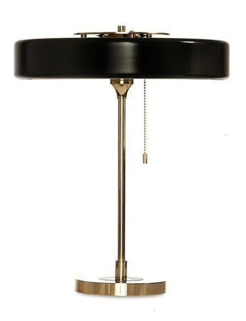 Modern metal table lamp colorful luxury desk | Освещение