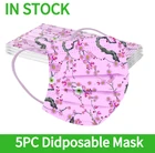 Одноразовая маска для лица с ушной петлей, одноразовая, 10 шт.