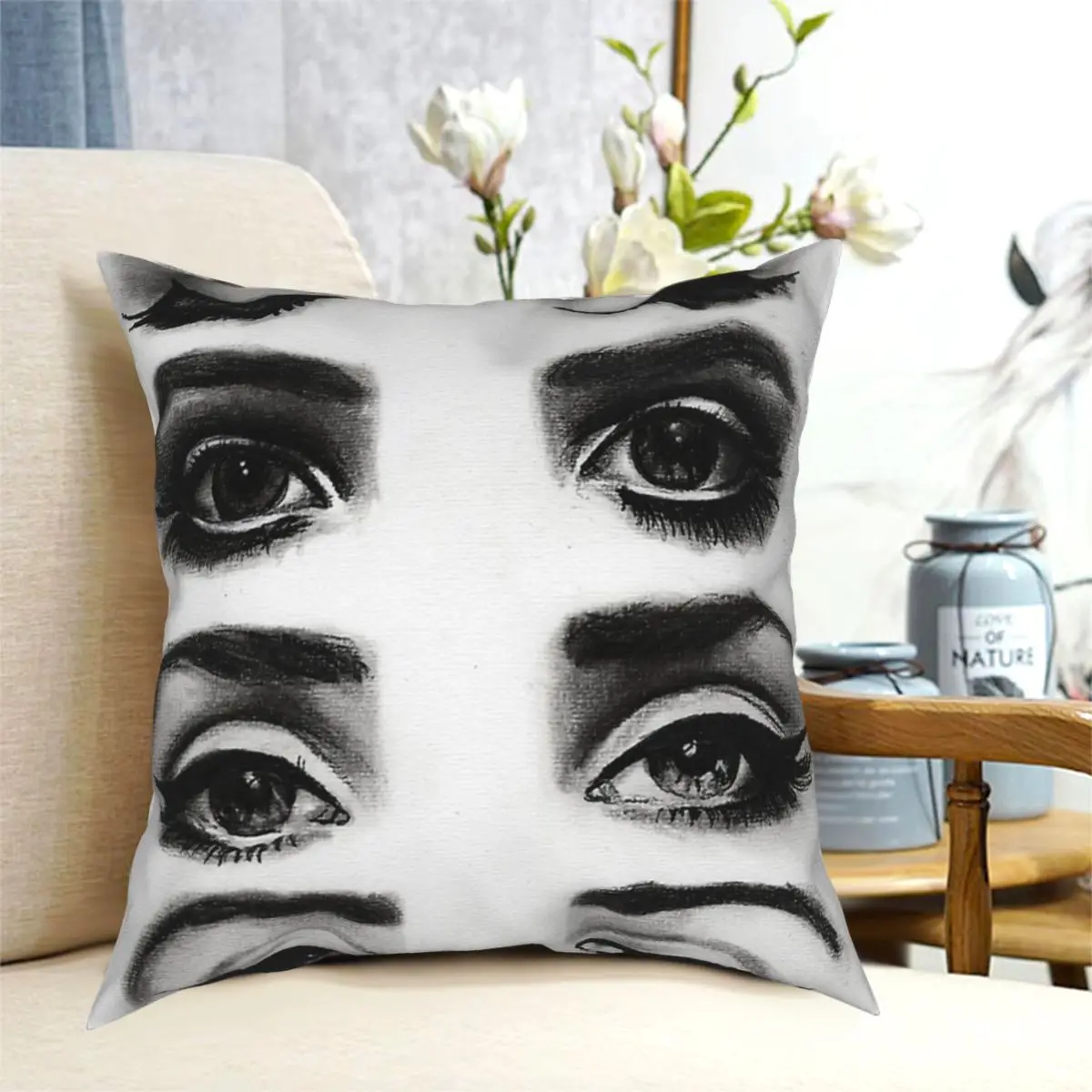 

Lana Del Rey Eyes Cushions for Sofa Custom Cushion Covers Decorative Throw Pillows Cover floor pillow for sofa home