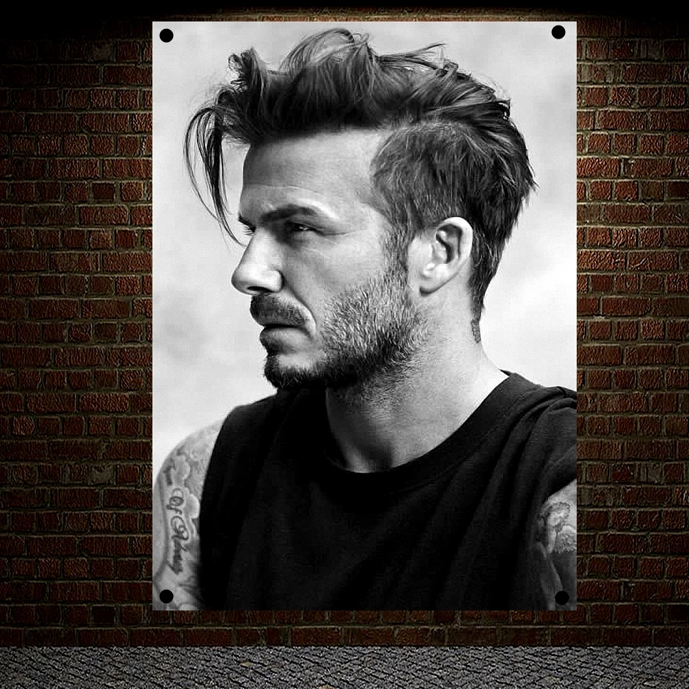 Футбол Star Популярные Для мужчин прическа Парикмахерская вывеска магазина Винтаж