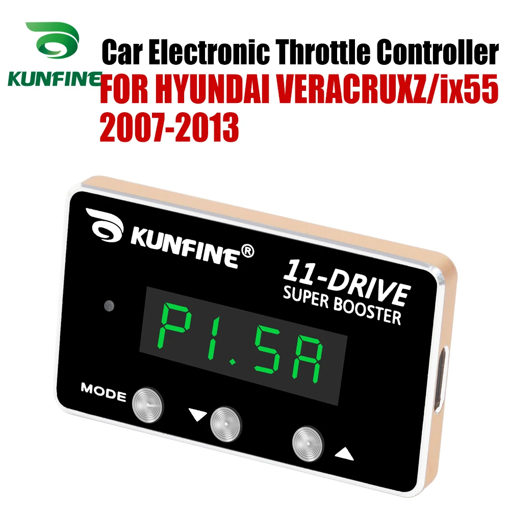 

KUNFINE Car Electronic Throttle Controller Racing Accelerator Potent Booster For HYUNDAI VERACRUXZ/ix55 2007-2013 Tuning Parts