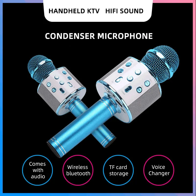 CELLA город WS-858 караоке конденсаторный Беспроводной микрофон ручной KTV прямые