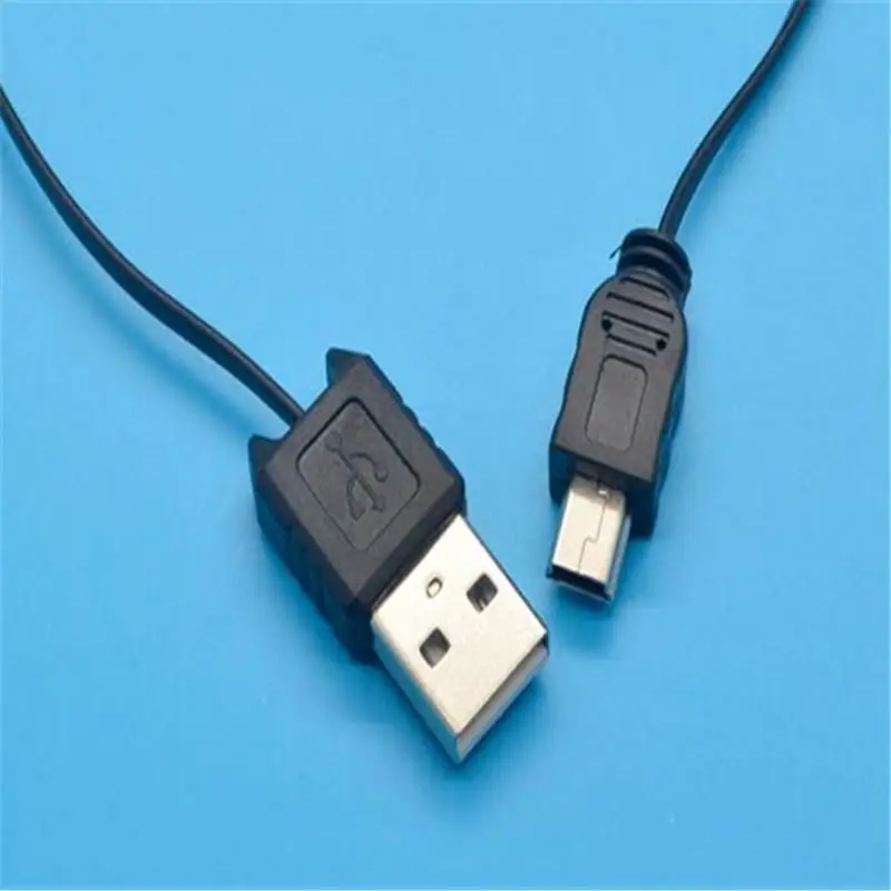 Новый Портативный черный Выдвижной USB 2 0 Тип Папа папа B 5 контактный кабель для