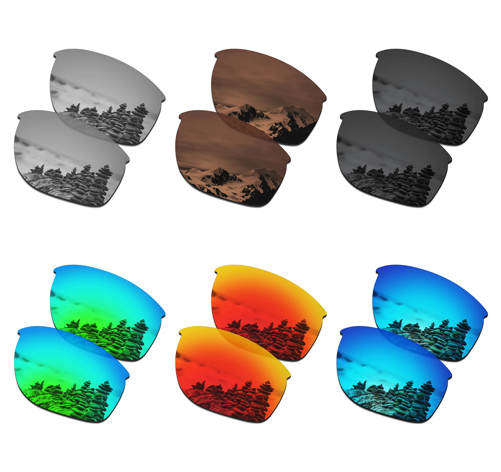 SmartVLT Polarized Replacement Lenses for Oakley Sliver Edge OO9413 Sunglasses - Multiple Options