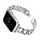 Ремешок металлический для Apple Watch series 6 5 4 3 2 1, браслет из нержавеющей стали для Iwatch, 42 мм 38 мм 44 мм