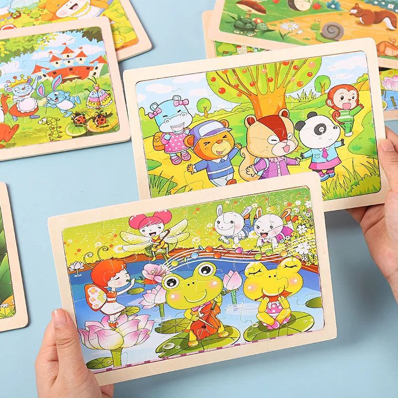 

2~6 Years Old Baby Early Education Cartoon Animal Educational Toys 7pcs To Enhance Children's Hands-on Ability, Children's Toys